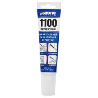 Герметик силиконовый 1100 70г черный ABRO MASTERS (12)