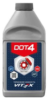 Жидкость тормозная Vitex ДОТ-4 (флакон 455 гр) 