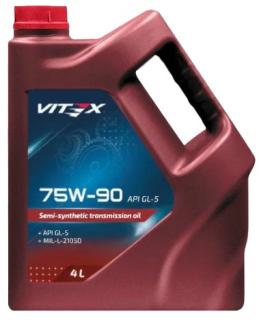 Масло трансмиссионное Vitex SAE 75w90 API GL-5 4л