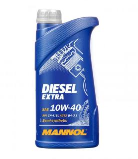 Масло моторное MANNOL 7504 Diesel Extra 10w40 1л п/с