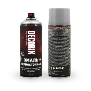 Эмаль термостойкая 520 мл черный 400°C 0142-01-DX DECORIX