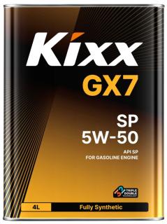 Масло моторное KIXX GX7 SP 5W-50 4л мет.