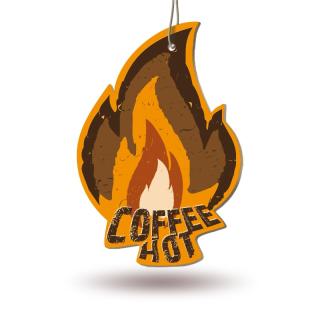Ароматизатор AVS FireFresh (Coffe Hot/кофе) AFP-002 бумажный(10)