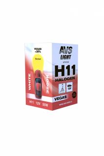 Галогенная лампа AVS Vegas H11.12V. 55W. 1шт