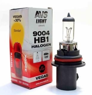 Галогенная лампа AVS Vegas HВ1/9004.12V.65/45W.1шт