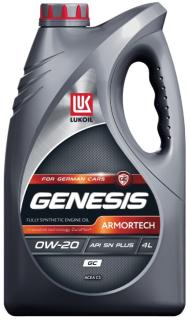 Масло моторное ЛУКОЙЛ GENESIS ARMORTECH GC 0w20 синт. 4л 