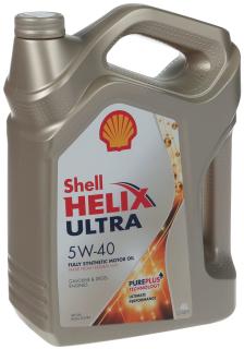Масло моторное SHELL Helix Ultra 5w40 4л
