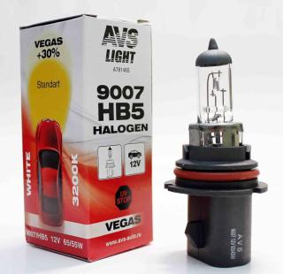 Галогенная лампа AVS Vegas HВ5/9007.12V.65/55W.1шт