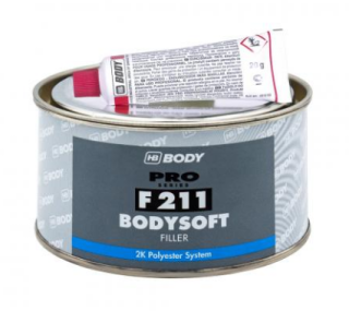 Шпатлевка 250 гр HB BODY SOFT F211 светло-желтый 