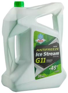 Жидкость охлаждающая Антифриз ICE STREAM G11 зеленый канистра 10 кг