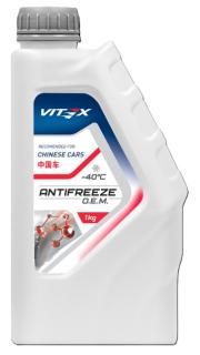 Жидкость охлаждающая Антифриз VITEX O.E.M. Chinese cars -40 1кг