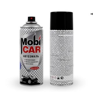 Эмаль универсальная 520 мл черный глянцевый 0501-601 MC (12) MOBICAR