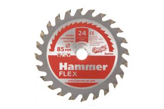 Диск пильный по дереву  10х85мм 24 зуба д/мини пилы CRP500 Hammer Flex 205-133   