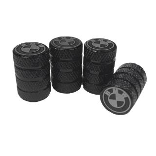Колпачки на ниппель BMW черный металл (уп.4шт) KNV 006L-BMW MASHINOKOM