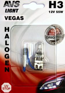 Галогенная лампа AVS Vegas в блистере H3.12V.55W. 1шт