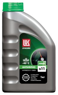 Жидкость охлаждающая ЛУКОЙЛ АНТИФРИЗ G11 GREEN 1кг
