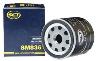 Фильтр масляный SCT SM 836 VAG G3/G4/BORA/OCTAVIA/FABIA (MANN W71252)