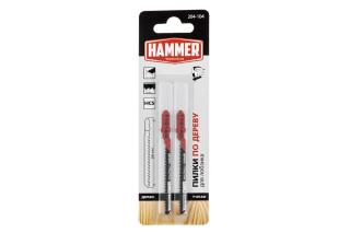 Пилка для лобзика T101AO  дерево\ДСП, по кривой Hammer Flex 204-104 JG WD 56мм, шаг 1.4, HCS (2шт)