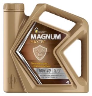 Масло моторное Rosneft Magnum Maxtec 10w40 4л п/с