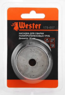 Насадка д/сварки полипропиленовых труб  WESTER 178-007 ф32мм