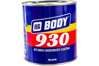 Антигравий черный 1000 мл BODY 930 антикор  HB BODY (6)