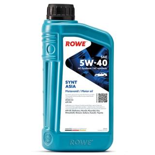Масло моторное ROWE HIGHTEC SYNT ASIA SAE 5W-40 1л