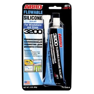 FS-3200 Герметик проникающий силиконовый для ремонта стёкол ABRO 85г