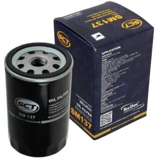 Фильтр масляный SCT SM 137 FORD FOCUS/MONDEO 1.6i-2.0i 16V (MANN W71927) (W71912)