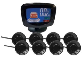 *Парктроник PS-528 (8 датчиков, цветной LCD-Дисплей)