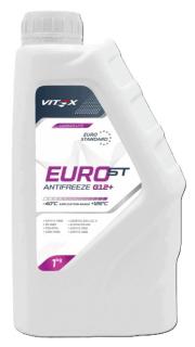 Жидкость охлаждающая Антифриз VITEX G12+ EURO ST красный 1кг 
