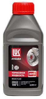 Жидкость тормозная ЛУКОЙЛ DOT 4 0,455кг.