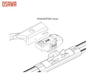 Адаптеры для щеток с/о (2шт) OMA30 Osawa DNTL1.1 (Push Button 15мм)