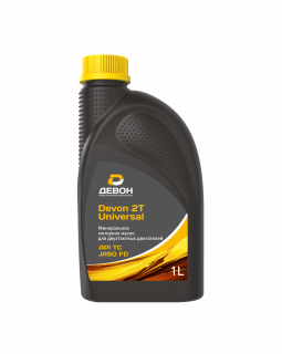 Масло моторное Devon 2T Universal TC FD (кан. фас. 1 л)