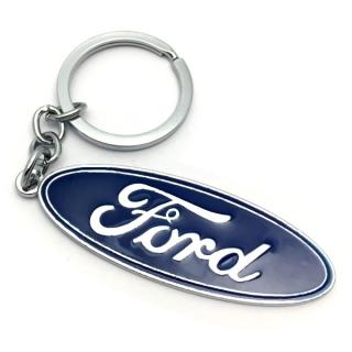 Брелок FORD логотип на подвеске металл BMM 005 MASHINOKOM 
