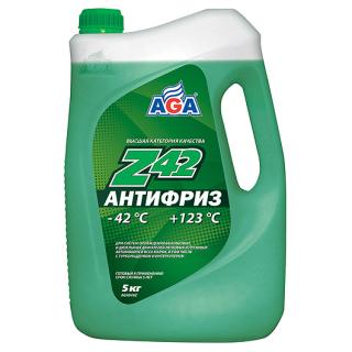 Жидкость охлаждающая AGA049Z Антифриз зеленый Z42 5кг