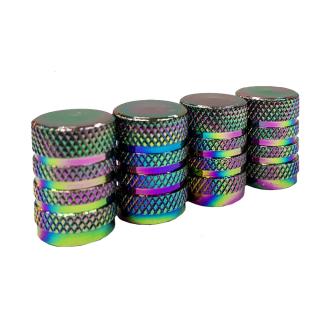 Колпачки на ниппель НЕОН металл/пластик (уп.4шт) KNVN 006 MASHINOKOM