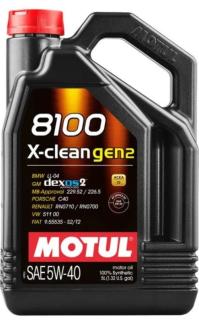 Масло моторное MOTUL 8100 X-clean GEN2 SAE 5w40 4л