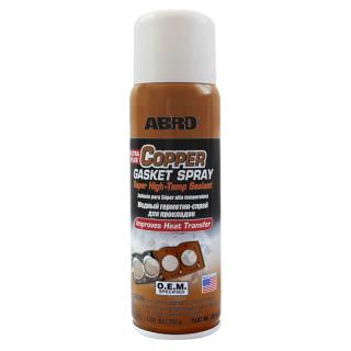 CG-418-R Герметик-спрей медный для прокладок ABRO 255г