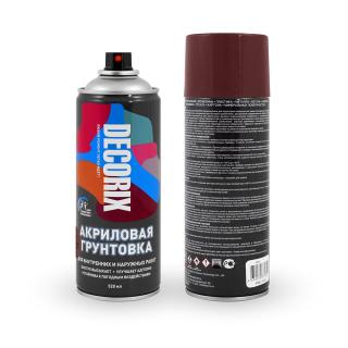 Грунтовка аэрозольная по ржавчине 520 мл красно-коричневая 0108-11 DX (12) DECORIX