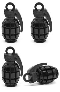 Колпачки на ниппель ГРАНАТА черный металл (уп.4шт) KNV 011-2 MASHINOKOM
