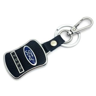 Брелок FORD черный металл кожа BMK 007 MASHINOKOM 