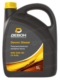 Масло моторное Девон Diesel Cl-4 10W40 5л