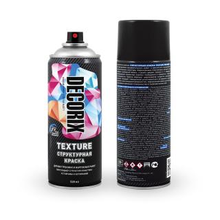 Краска структурная 520 мл черный текстурный 0148-02-DX (12) DECORIX