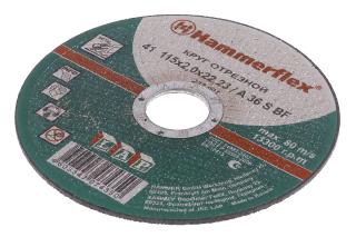 Круг отрезной металл 115x2.0x22,23 A 36 S BF Hammer Flex 232-001  