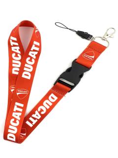 Шнурок DUCATI красный ткань TTK 063R MASHINOKOM 