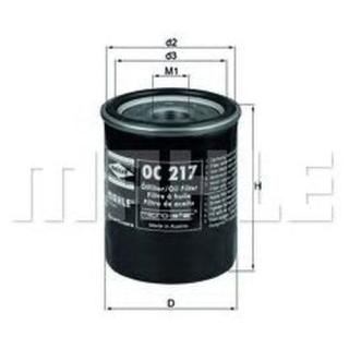 KNECHT/MAHLE OC 217/6 Фильтр масляный (W6101)