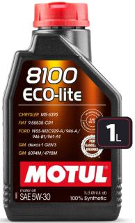 Масло моторное MOTUL 8100 Eco-lite 5w30 SP-RC/GF-6A 1л 