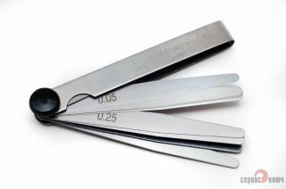 Щуп веерный 0,05-1,0мм (13 листов) в блистере 70613 СЕРВИС КЛЮЧ