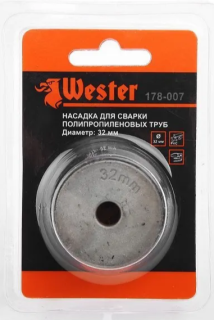 Насадка д/сварки полипропиленовых труб  WESTER 178-008 ф40мм