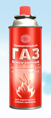 Баллоны к газ.плите всесезонный 220 гр Сибиар (12)
